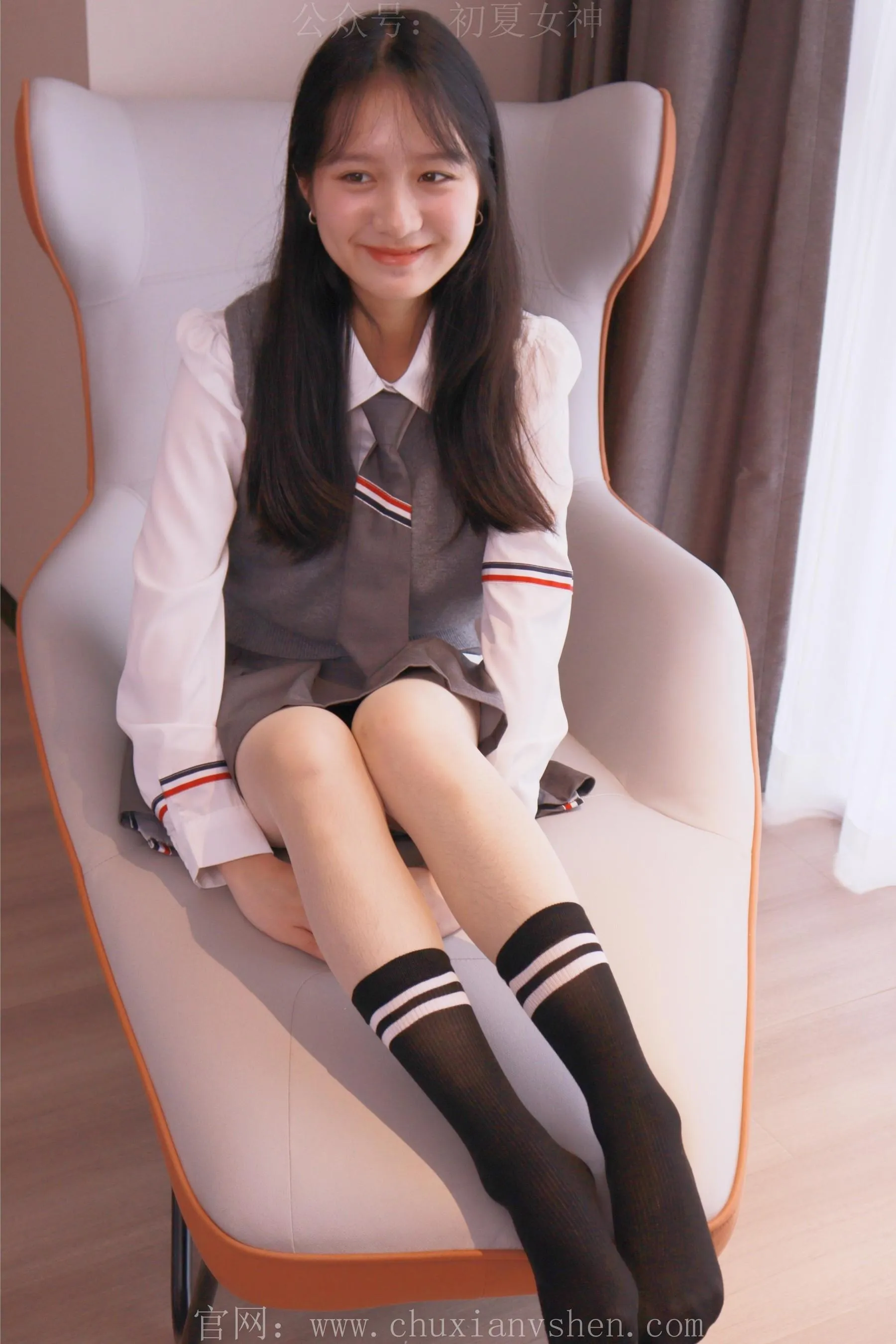 初夏女神 NO.014 沙沙王心凌同款JK搭配JK小黑皮鞋 [136P]插图3